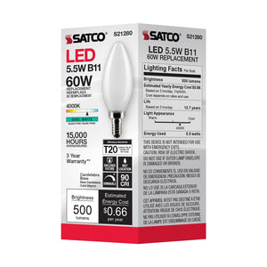 Satco - S21280 - Light Bulb - Frost