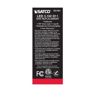 Satco - S21281 - Light Bulb - Frost