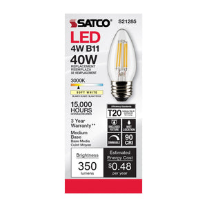 Satco - S21285 - Light Bulb - Clear