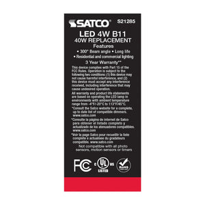Satco - S21285 - Light Bulb - Clear