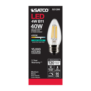 Satco - S21286 - Light Bulb - Clear