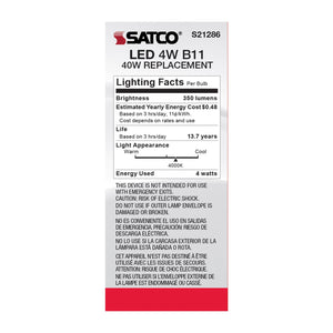 Satco - S21286 - Light Bulb - Clear