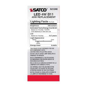Satco - S21288 - Light Bulb - Frost