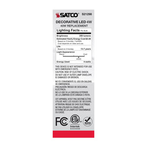 Satco - S21298 - Light Bulb - Clear