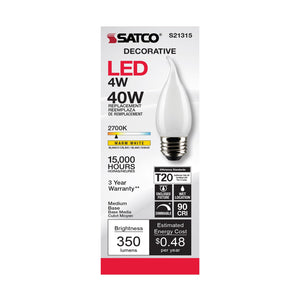 Satco - S21315 - Light Bulb - Frost