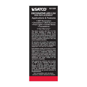 Satco - S21320 - Light Bulb - Frost