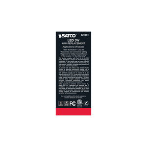Satco - S21361 - Light Bulb - Clear