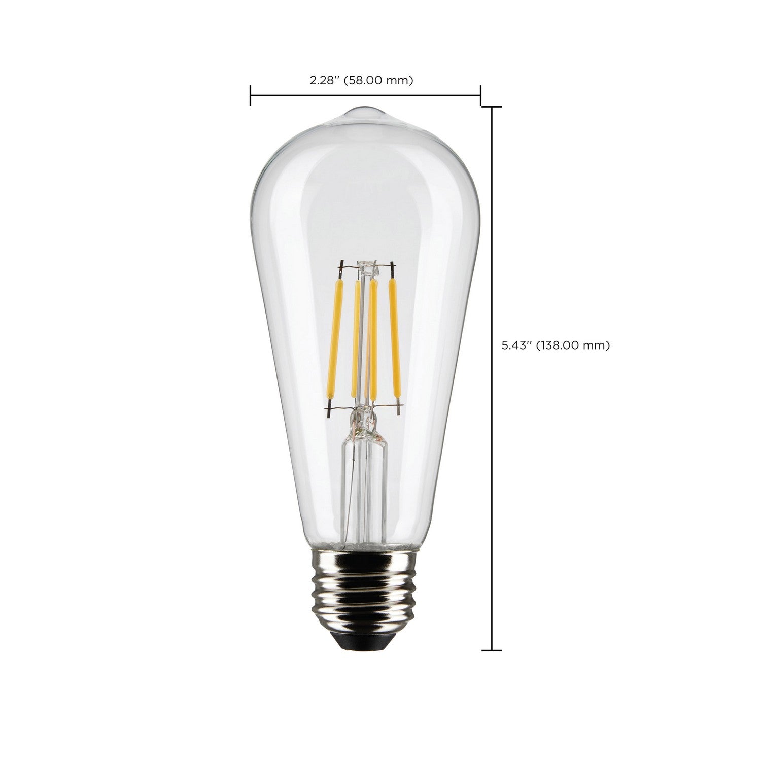 Satco - S21362 - Light Bulb - Clear