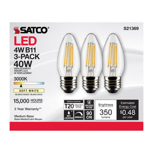 Satco - S21369 - Light Bulb - Clear