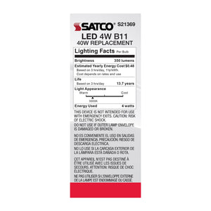 Satco - S21369 - Light Bulb - Clear