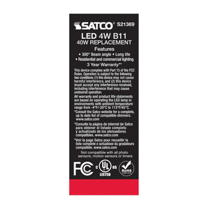 Satco - S21369 - Light Bulb - Clear