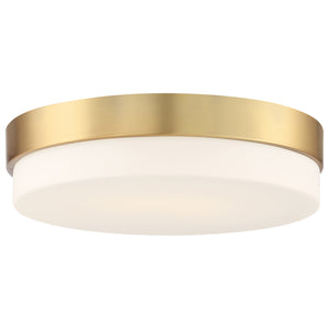 Access - 20825LEDD-ABB/OPL - LED Flush Mount - Roma - Antique Brushed Brass