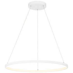 Access - 52069LEDD-MWH/ACR - LED Pendant - Anello - Matte White