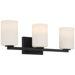 Access - 62623-MBL/OPL - Three Light Vanity - Sienna - Matte Black