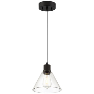 Access - 63140LEDDLP-MBL/CLR - LED Pendant - Port Nine Martini - Matte Black