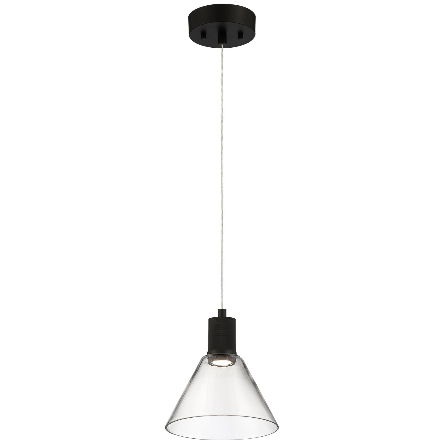 Access - 63140LEDD-MBL/CLR - LED Pendant - Port Nine Martini - Matte Black