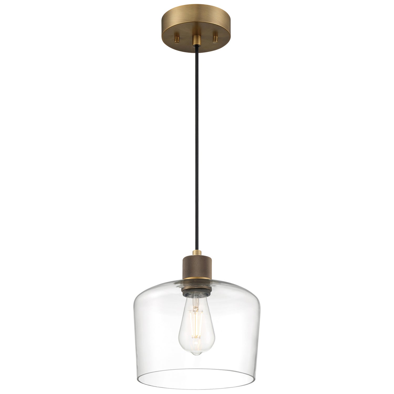 Access - 63141LEDDLP-ABB/CLR - LED Pendant - Port Nine Chardonnay - Antique Brushed Brass