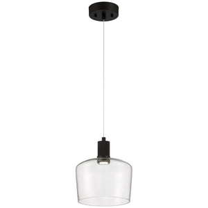 Access - 63141LEDD-MBL/CLR - LED Pendant - Port Nine Chardonnay - Matte Black