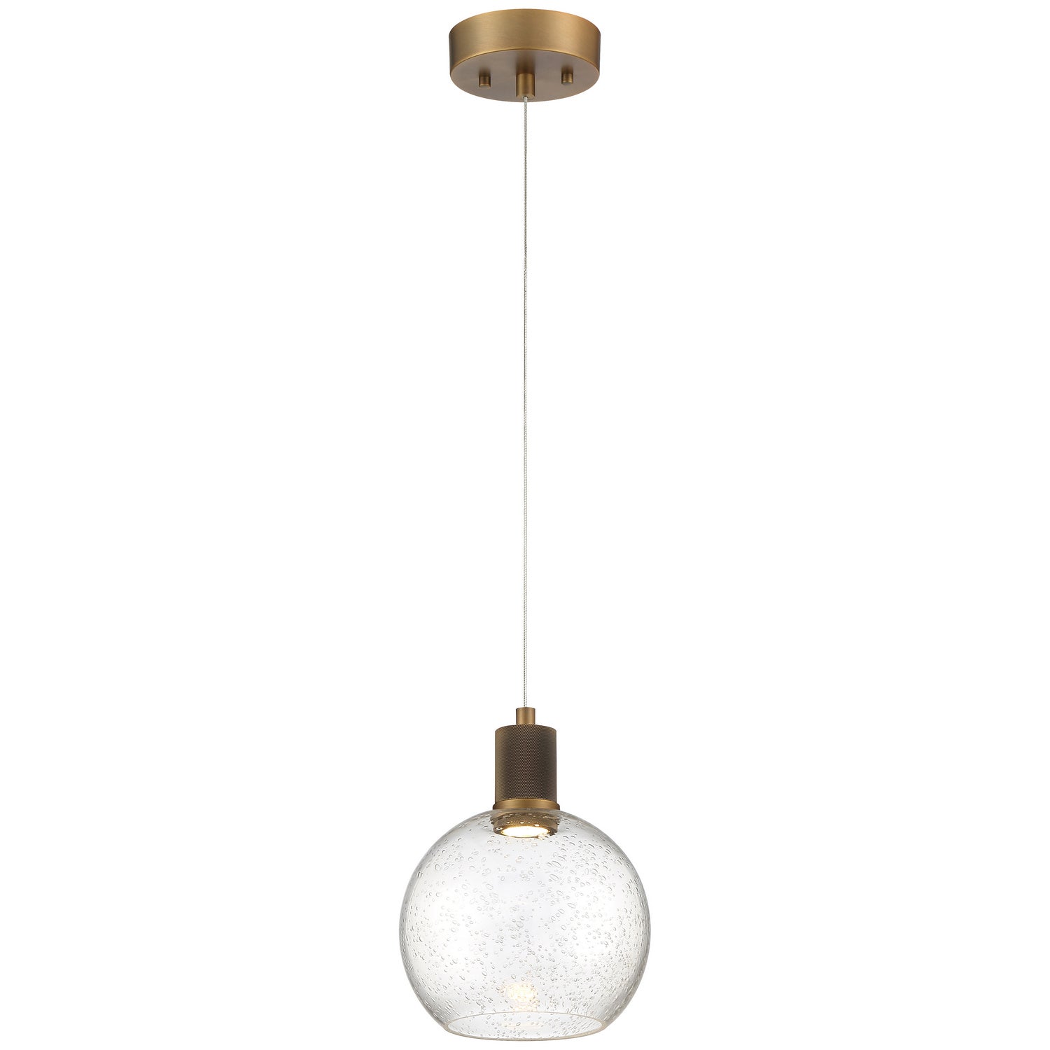 Access - 63142LEDD-ABB/SDG - LED Pendant - Port Nine Burgundy - Antique Brushed Brass