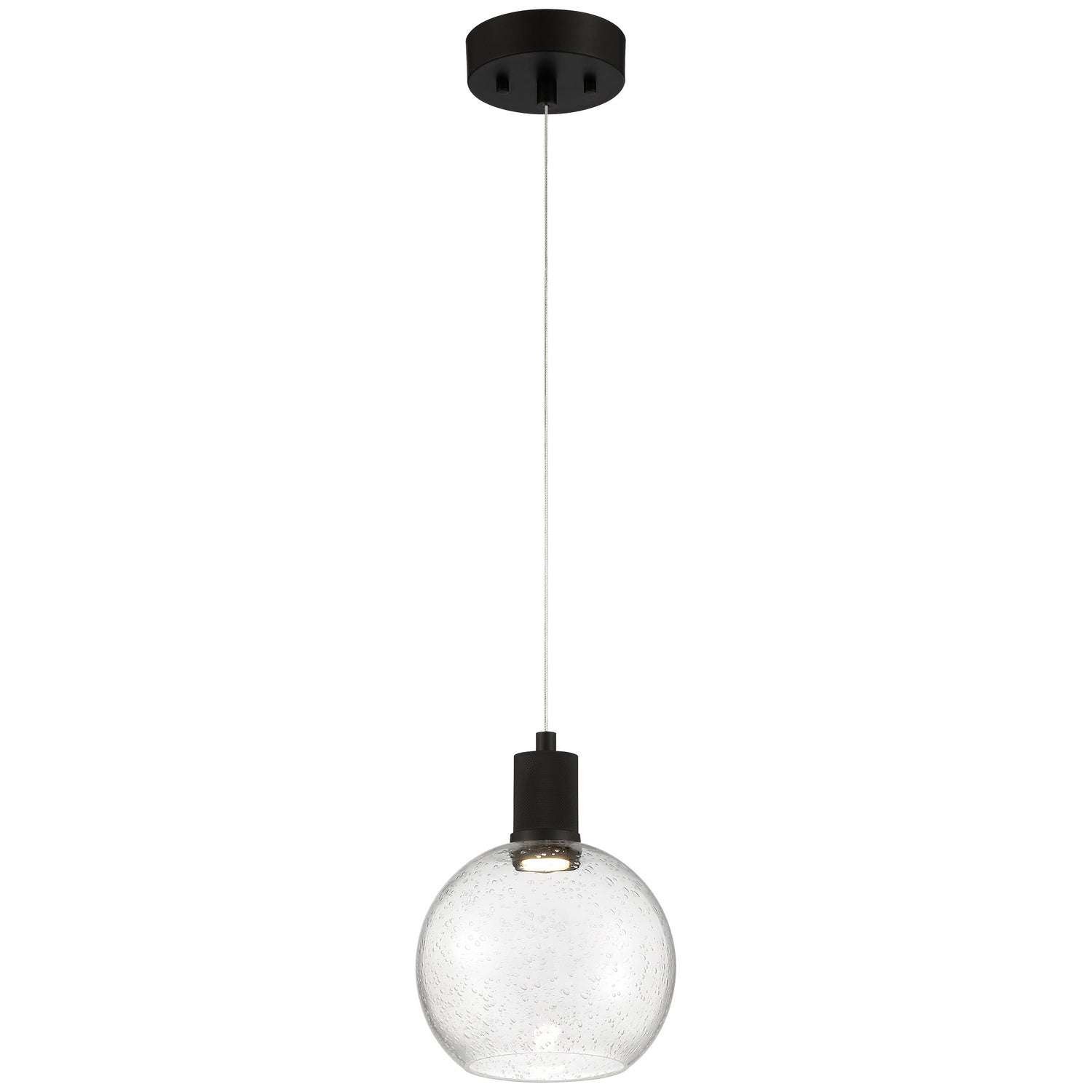 Access - 63142LEDD-MBL/SDG - LED Pendant - Port Nine Burgundy - Matte Black