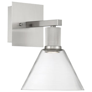 Access - 63143LEDD-BS/CLR - LED Wall Sconce - Port Nine Martini - Brushed Steel