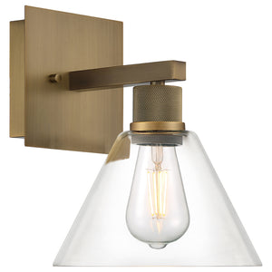 Access - 63143LEDDLP-ABB/CLR - LED Wall Sconce - Port Nine Martini - Antique Brushed Brass