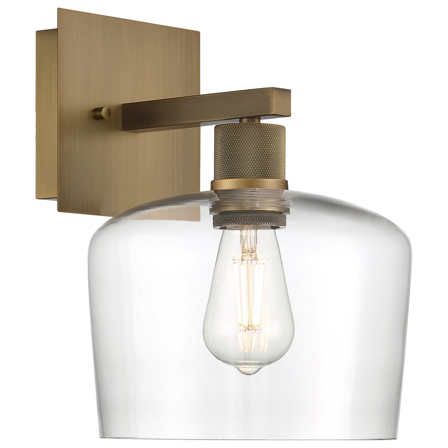 Access - 63144LEDDLP-ABB/CLR - LED Wall Sconce - Port Nine Chardonnay - Antique Brushed Brass