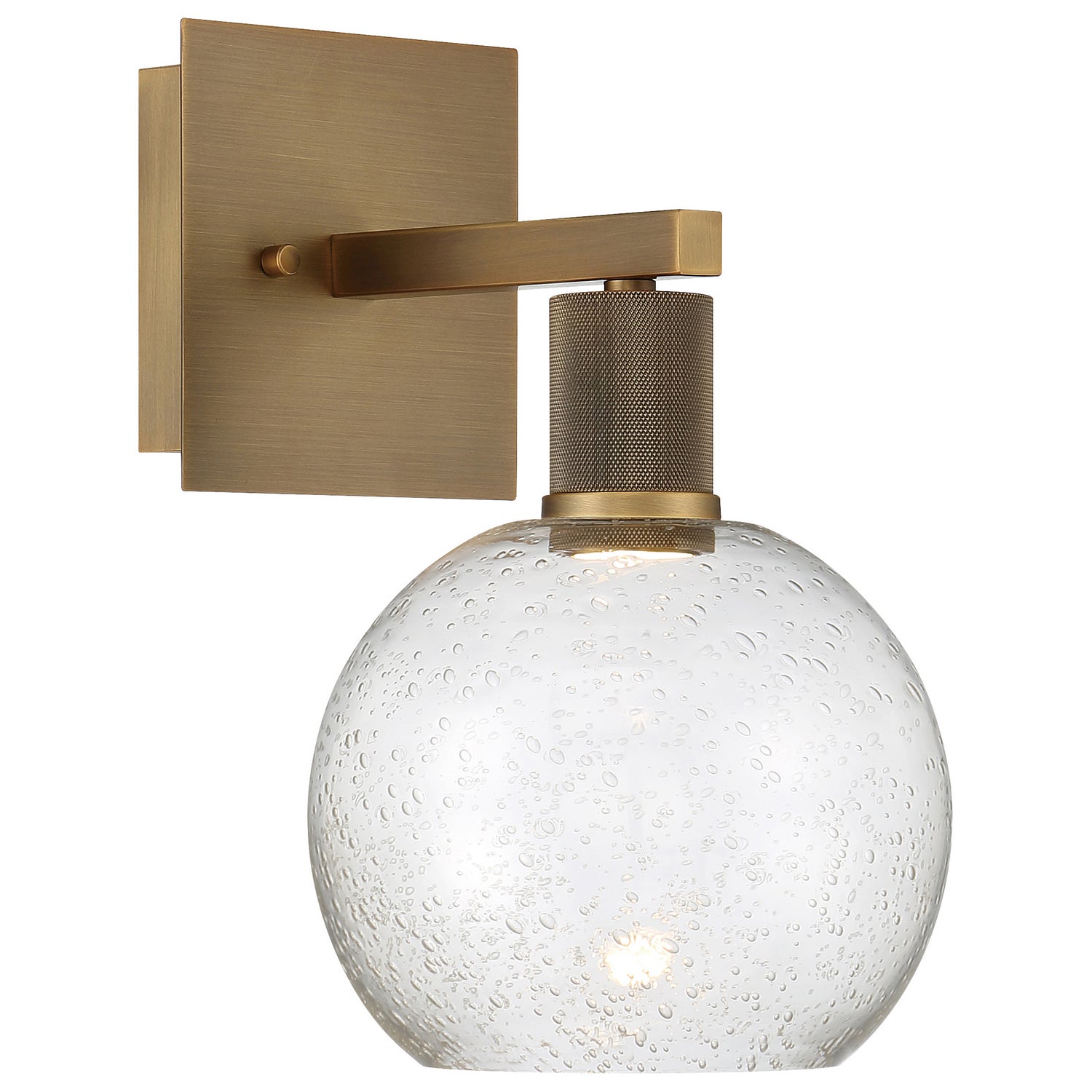 Access - 63145LEDD-ABB/SDG - LED Wall Sconce - Port Nine Burgundy - Antique Brushed Brass