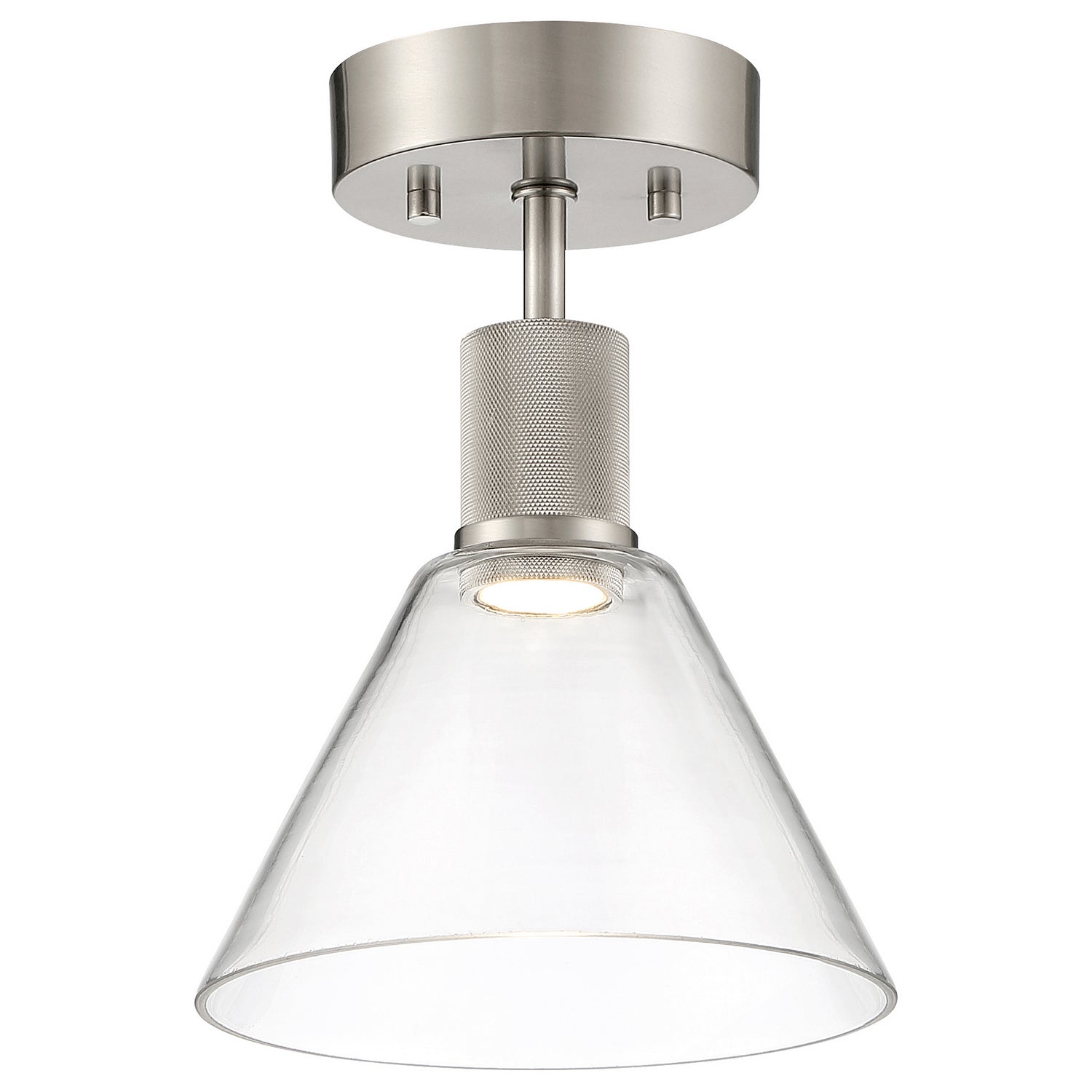 Access - 63146LEDD-BS/CLR - LED Semi-Flush Mount - Port Nine Martini - Brushed Steel