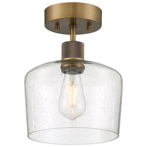 Access - 63147LEDDLP-ABB/SDG - LED Semi Flush Mount - Port Nine Chardonnay - Antique Brushed Brass