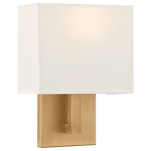 Access - 64061LEDDLP-ABB/WH - LED Wall Sconce - Mid Town - Antique Brushed Brass