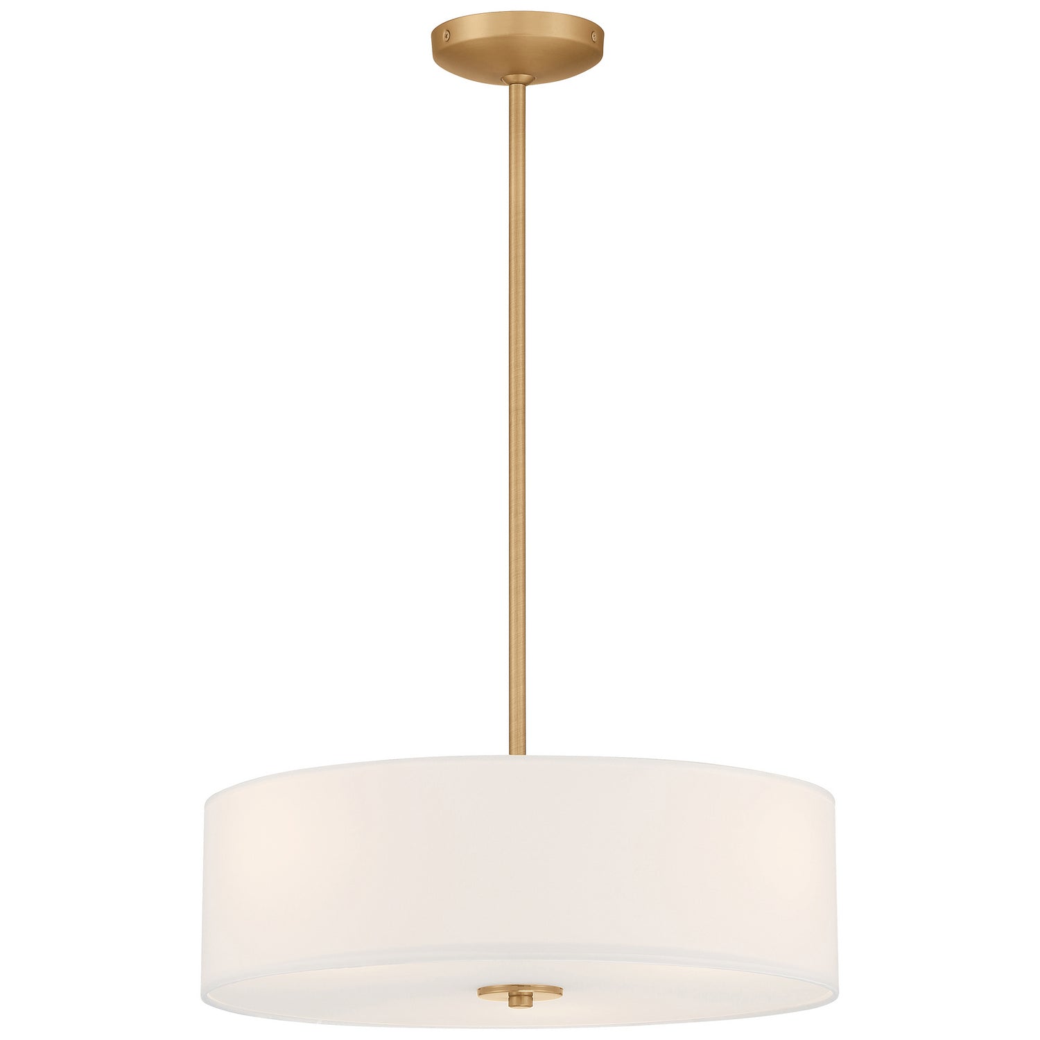 Access - 64065LEDDLP-ABB/WH - LED Pendant or Semi-Flush - Mid Town - Antique Brushed Brass