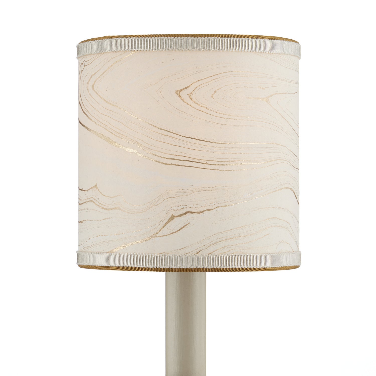 Currey and Company - 0900-0016 - Chandelier Shade - Cream/Gold