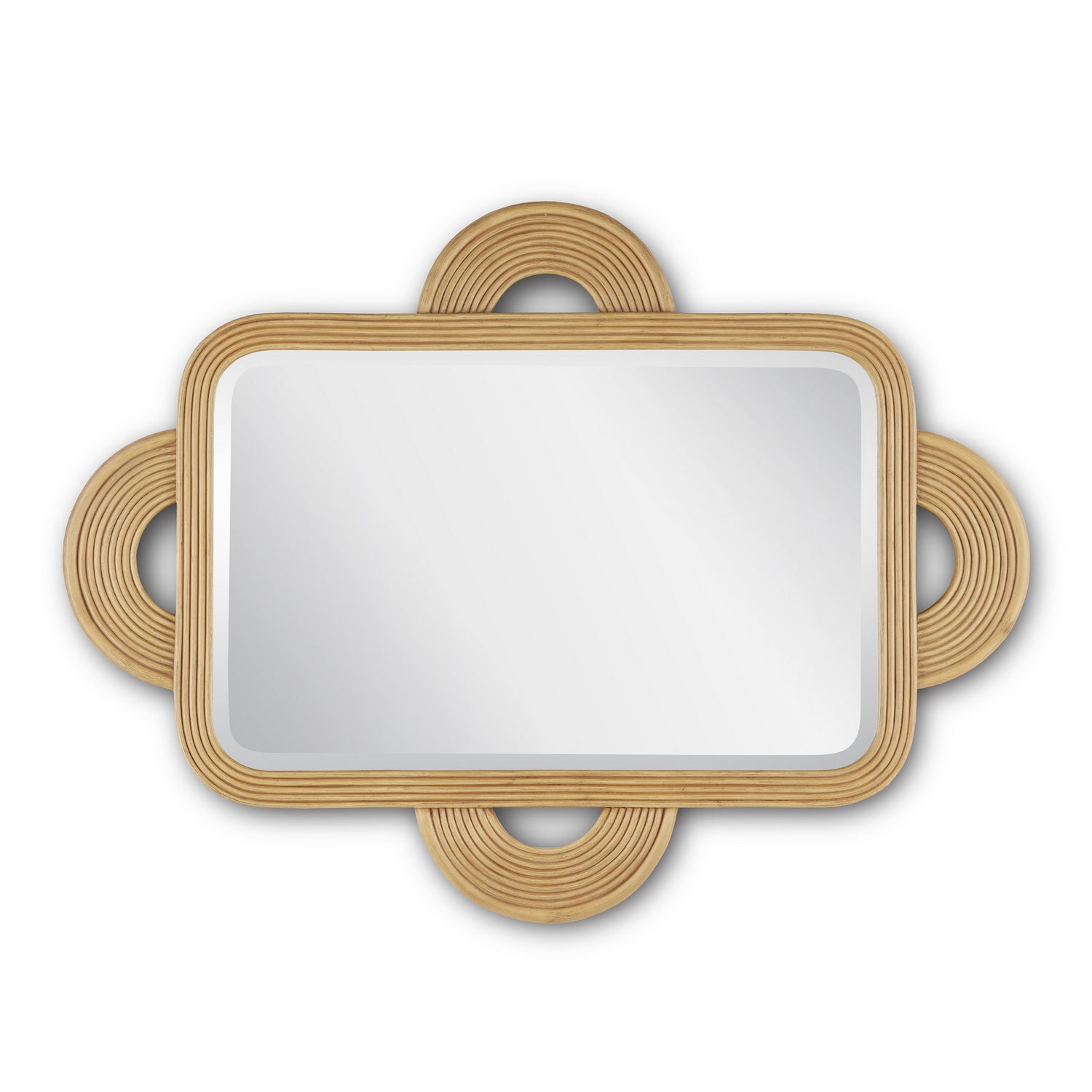 Currey and Company - 1000-0127 - Mirror - Santos - Sea Sand/Mirror