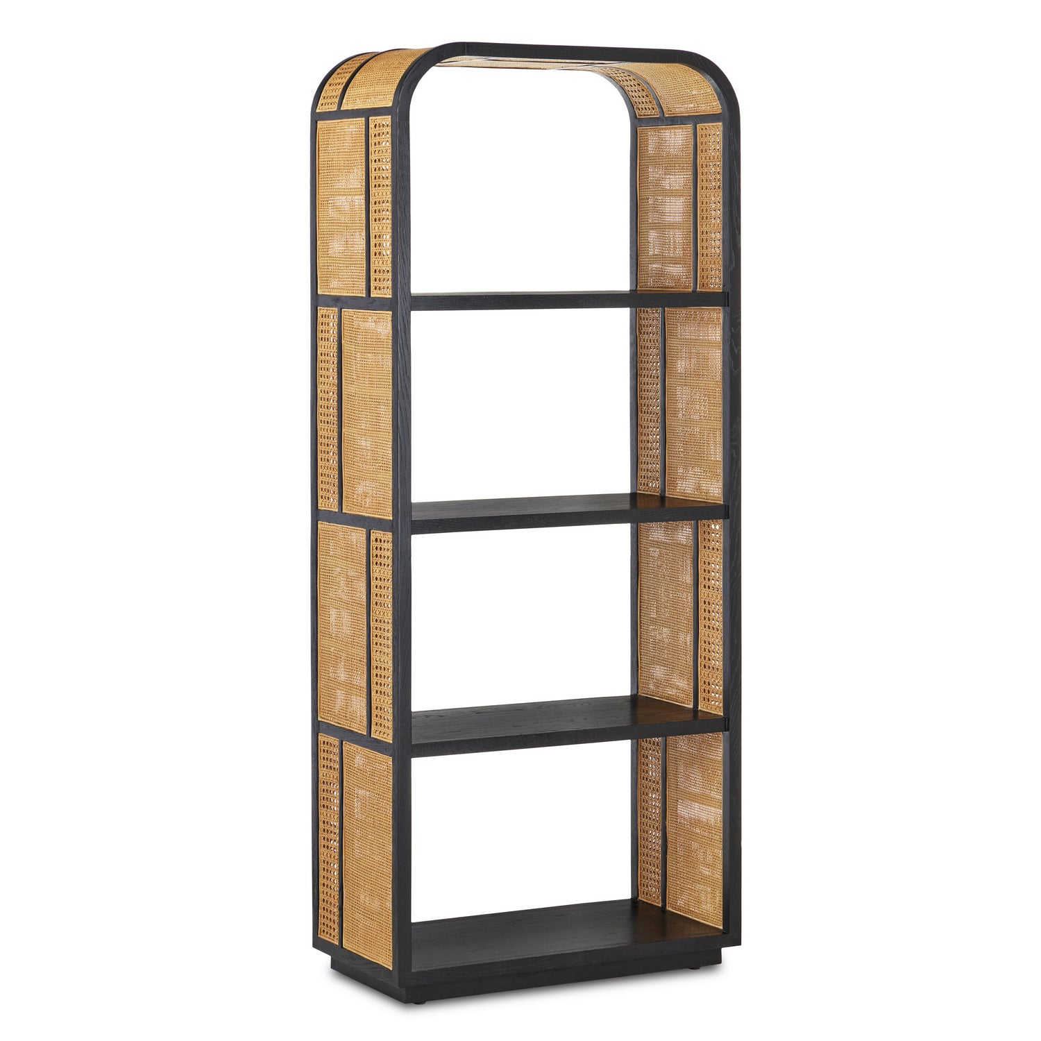 Currey and Company - 3000-0229 - Etagere - Anisa - Natural/Black