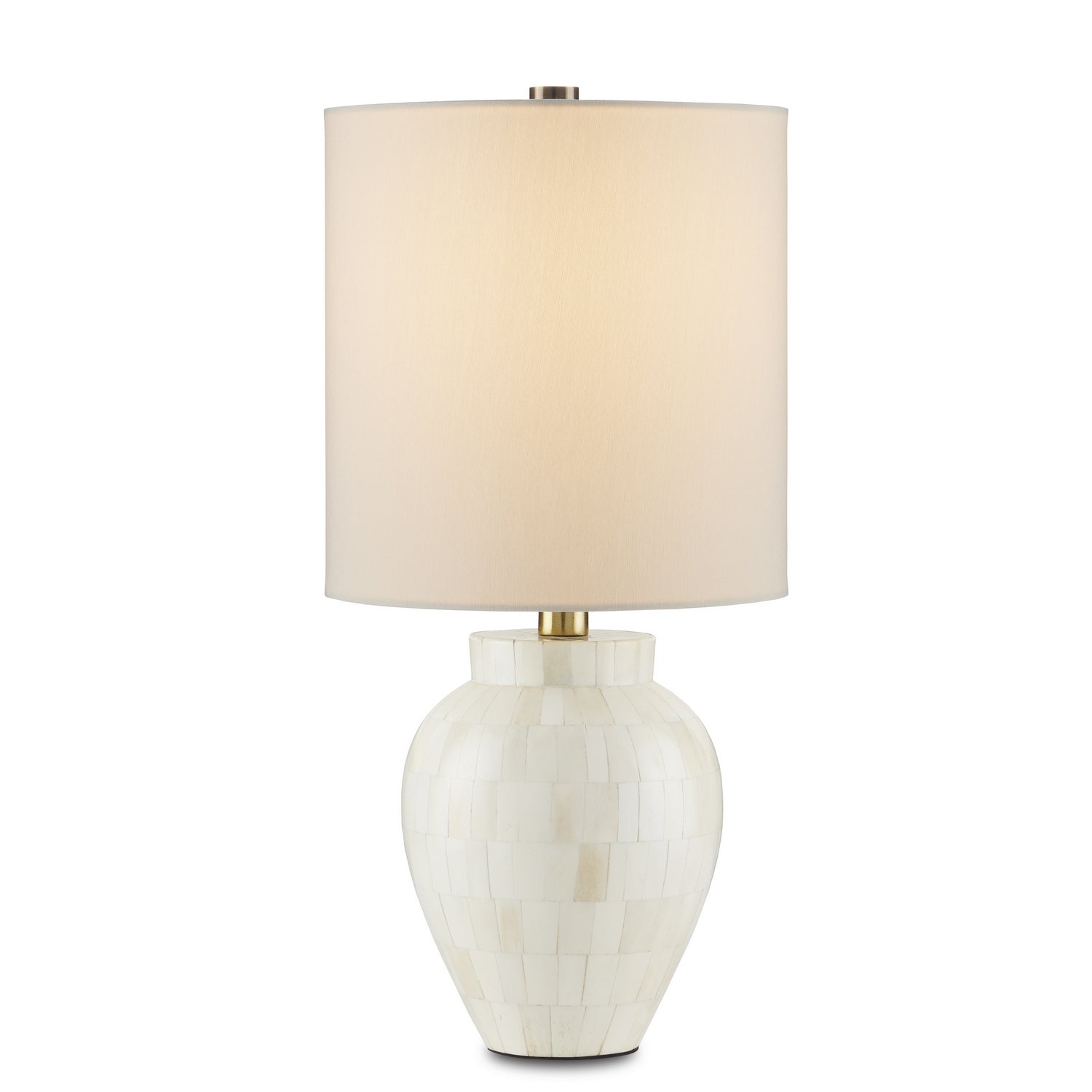 Currey and Company - 6000-0862 - One Light Table Lamp - Osso - Natural/Antique Brass