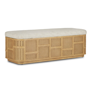 Currey and Company - 7000-0662 - Bench - Anisa - Sea Sand