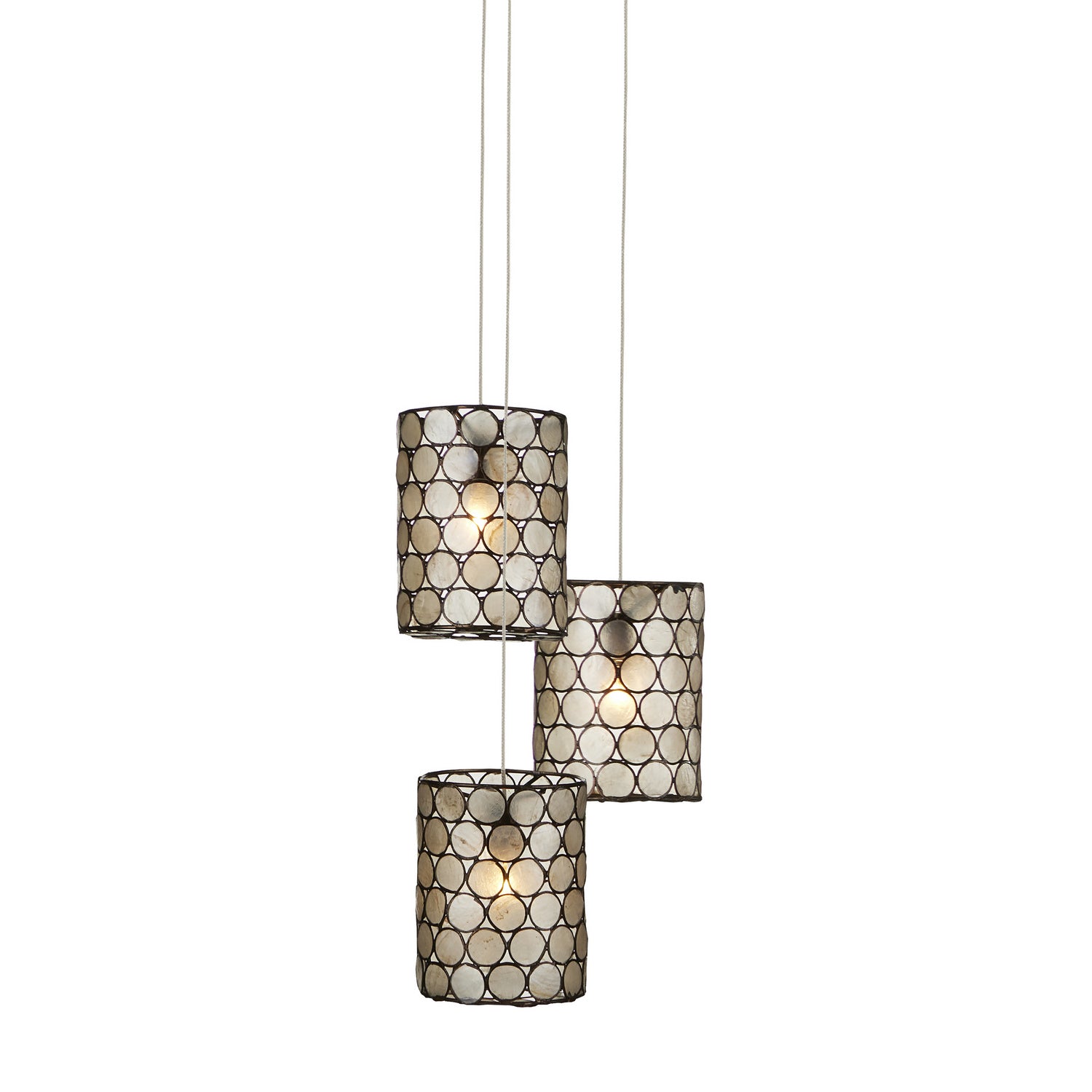 Currey and Company - 9000-1048 - Three Light Pendant - Regatta - Cupertino