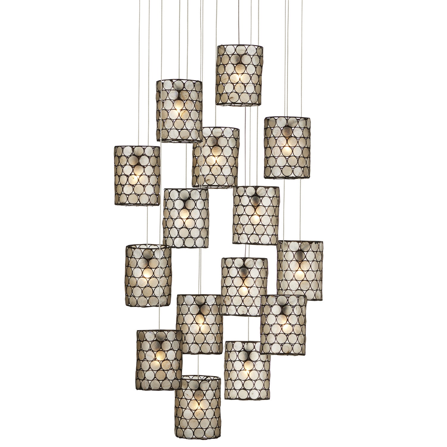 Currey and Company - 9000-1050 - 15 Light Pendant - Regatta - Cupertino