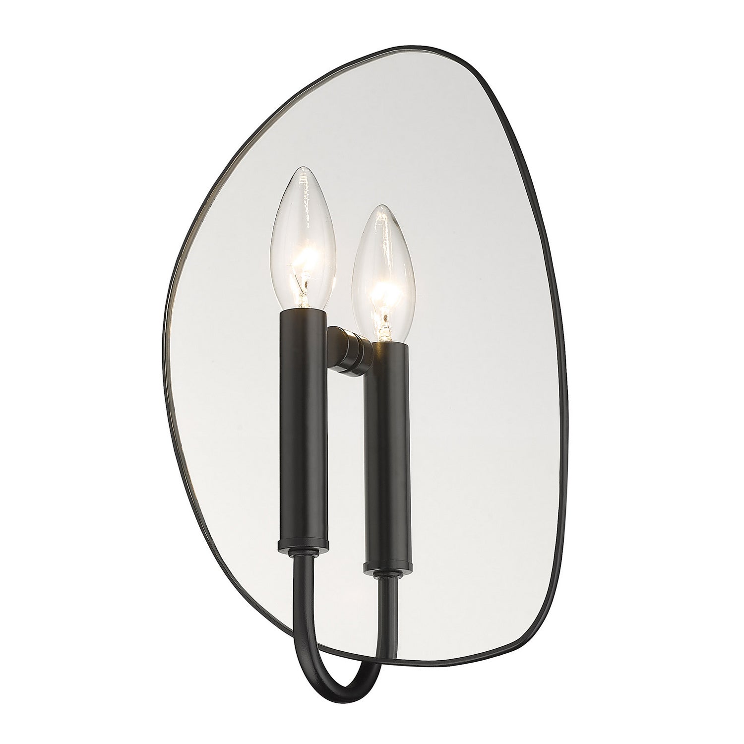 Golden - 1142-1W BLK - One Light Wall Sconce - Tessa - Matte Black