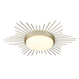 Golden - 9126-FM18 WG-OP - LED Flush Mount - Kieran WG - White Gold