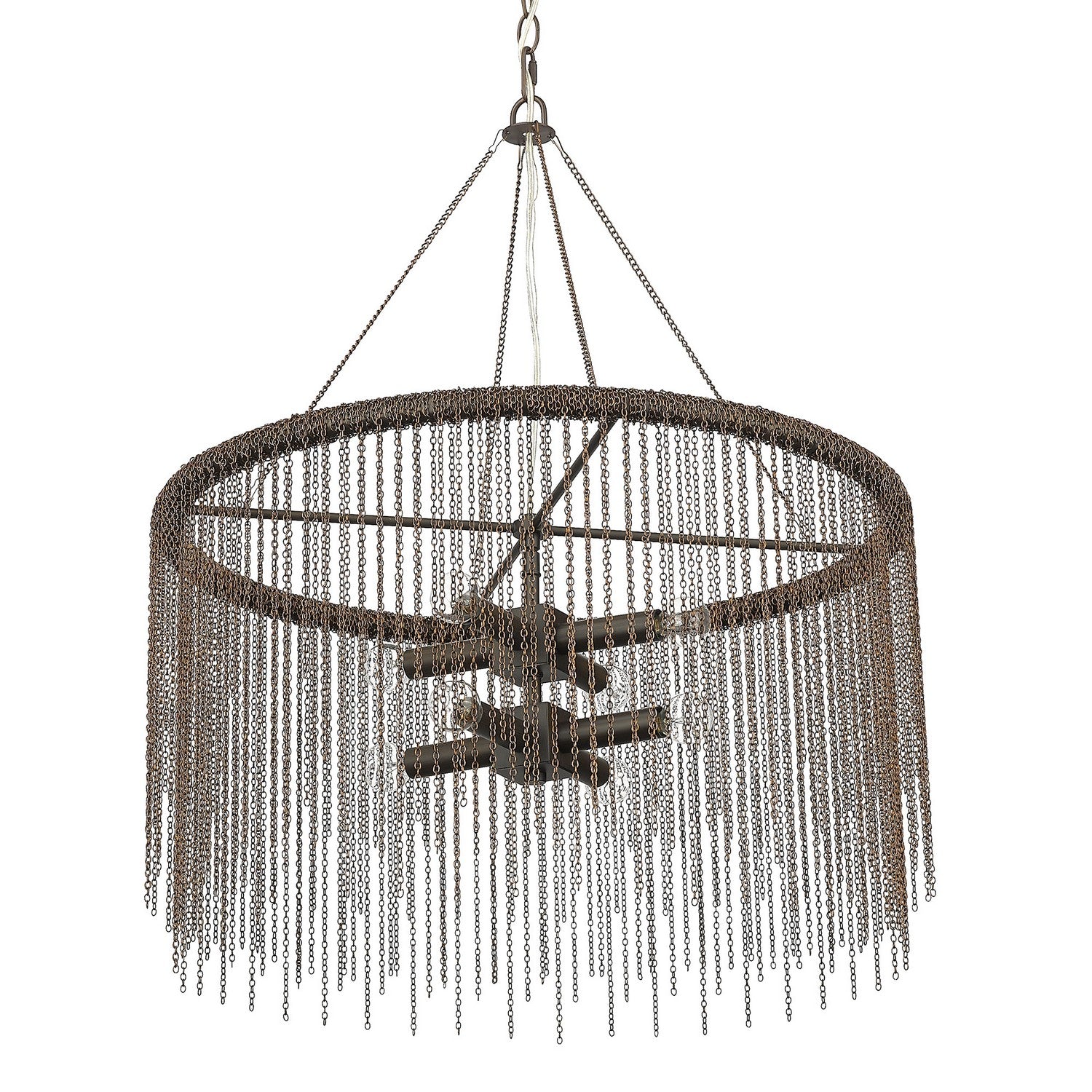 Golden - 9905-8P RBZ - Eight Light Pendant - Cleo - Rubbed Bronze