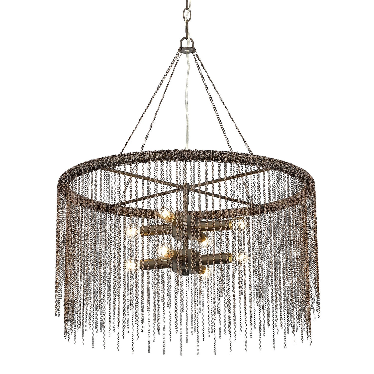 Golden - 9905-8P RBZ - Eight Light Pendant - Cleo - Rubbed Bronze