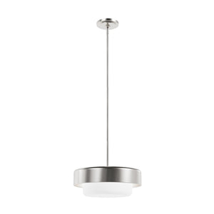 Hunter - 19272 - Two Light Pendant - Station - Brushed Nickel