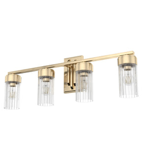Hunter - 19686 - Four Light Bathroom Vanity - Gatz - Alturas Gold