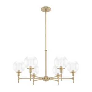 Hunter - 19743 - Six Light Chandelier - Xidane - Alturas Gold