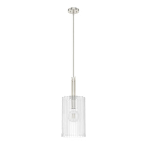 Hunter - 19790 - One Light Pendant - Gatz - Brushed Nickel