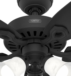 Hunter - 51110 - 52" Ceiling Fan - Builder - Matte Silver