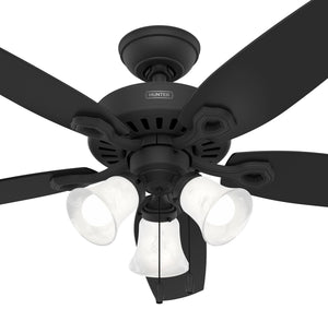 Hunter - 51110 - 52" Ceiling Fan - Builder - Matte Silver