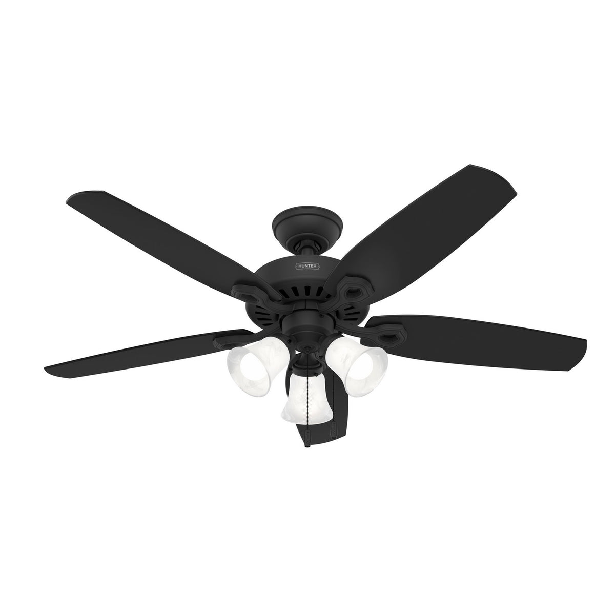 Hunter - 51110 - 52" Ceiling Fan - Builder - Matte Silver